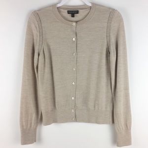 Banana Republic Merino Wool Cardigan Heather Color
